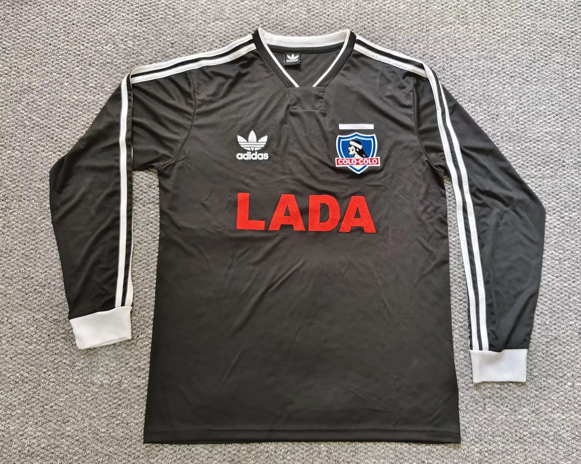 AAA Quality Colo-Colo 1991 Away Black Long Soccer Jersey